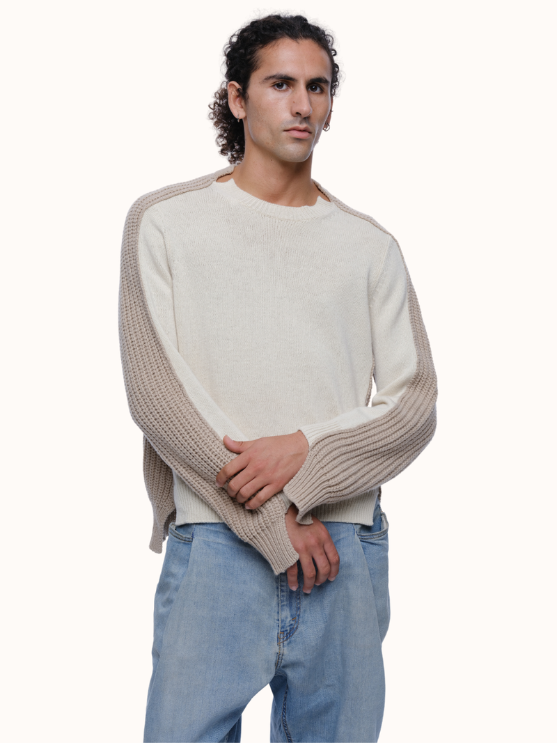 Max Crewneck in Recycled Cashmere & Recycled Wool