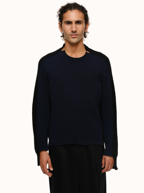 Max Crewneck in Recycled Cashmere & Recycled Wool