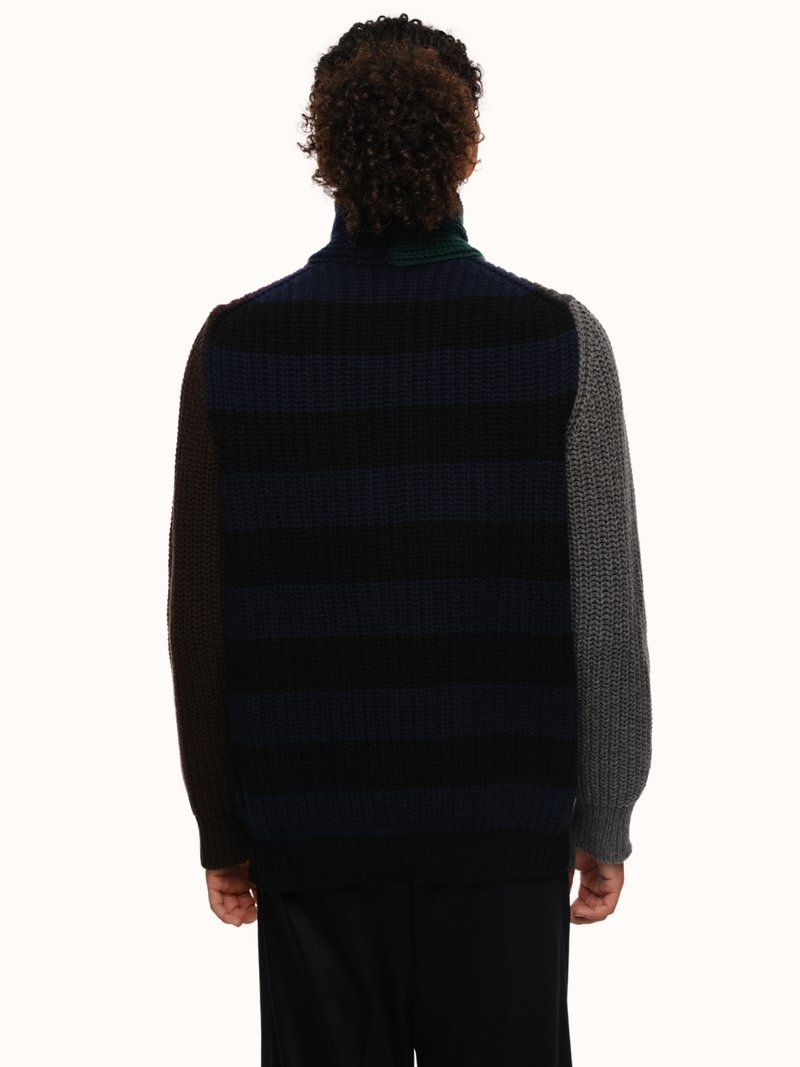 Quinn Cardigan in Recycled Cashmere & Recycled Wool Mens