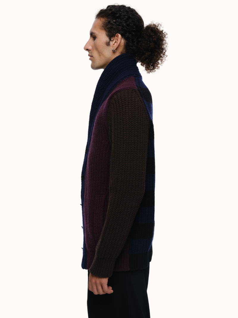 Quinn Cardigan in Recycled Cashmere & Recycled Wool Mens