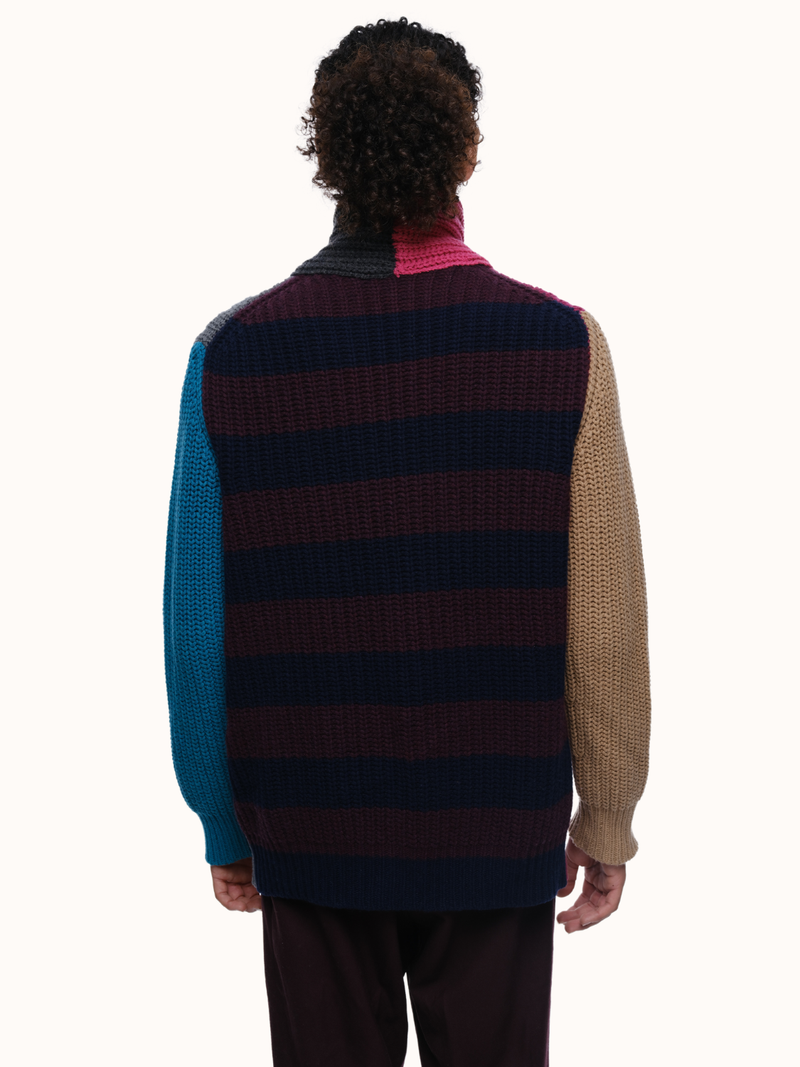 Quinn Cardigan in Recycled Cashmere & Recycled Wool Mens