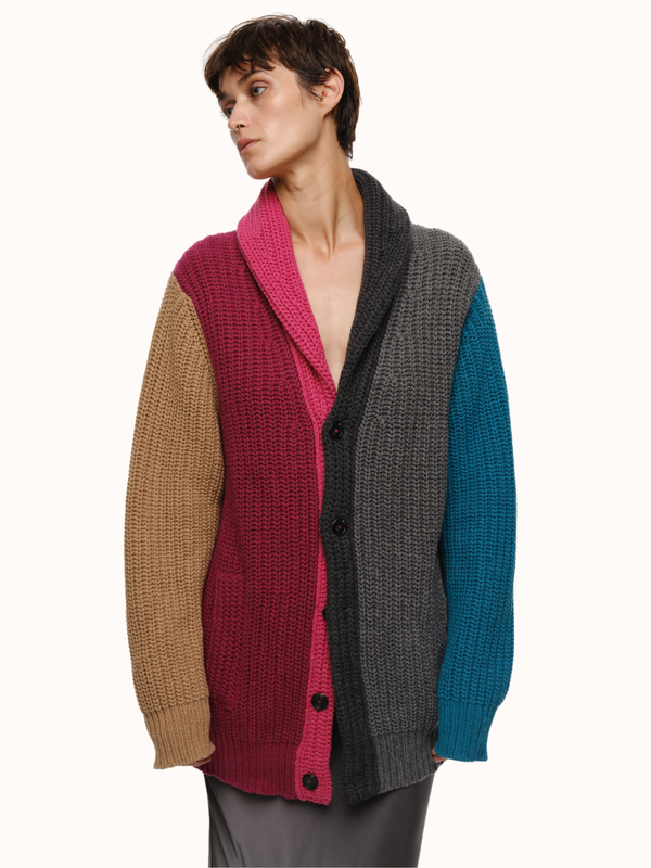 Quinn Cardigan in Recycled Cashmere & Recycled Wool