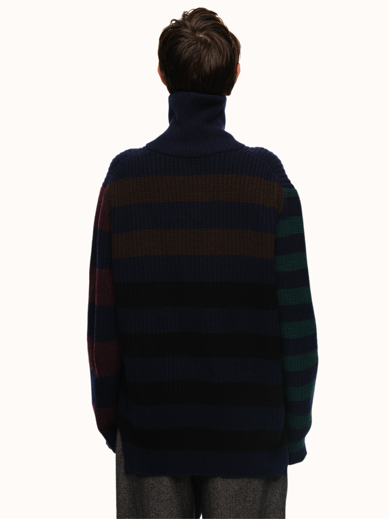 Parker Button Front Sweater in Recycled Cashmere & Recycled Wool