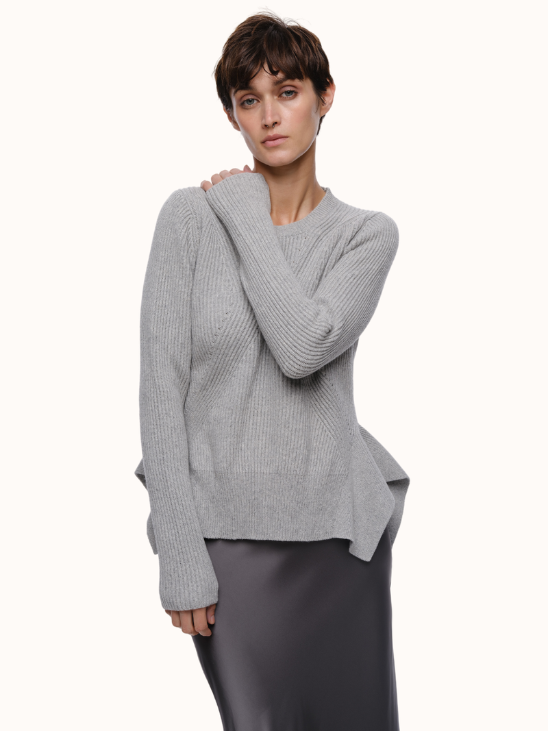 Sandra Crewneck in Organic Cotton & Recycled Cashmere