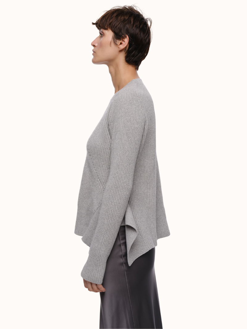 Sandra Crewneck in Organic Cotton & Recycled Cashmere